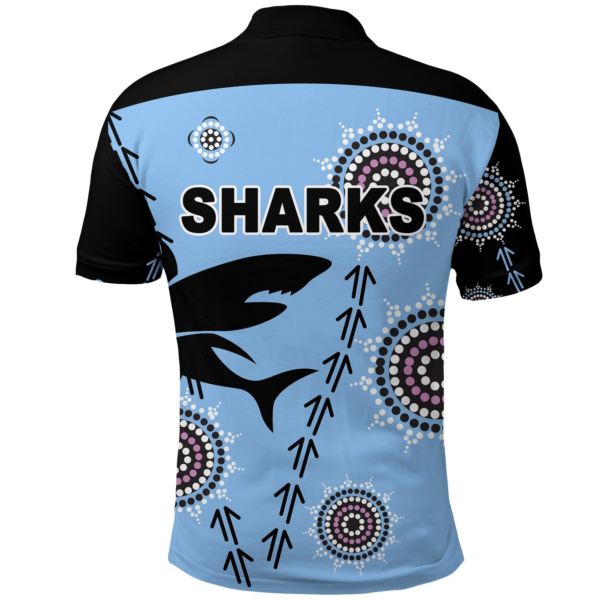 custom-personalised-cronulla-polo-shirt-sharks-simple-indigenous-blue
