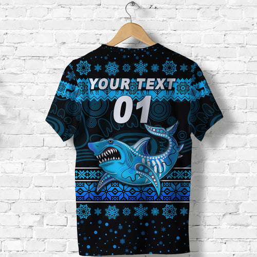 custom-personalised-cronulla-sutherland-sharks-t-shirt-christmas-simple-style-black