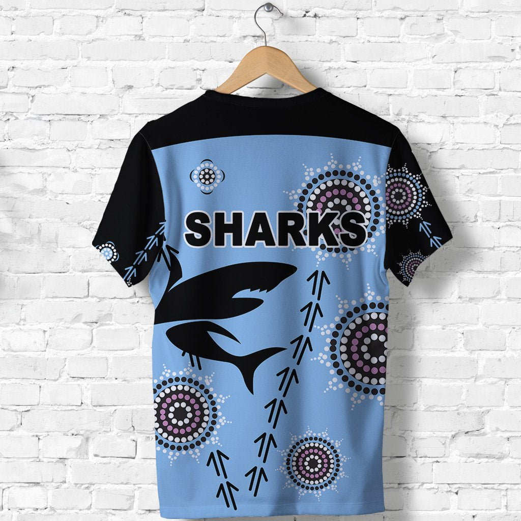 cronulla-t-shirt-sharks-simple-indigenous-blue