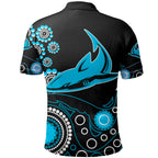 sharks-polo-shirt-aboriginal-simple