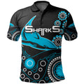 sharks-polo-shirt-aboriginal-simple