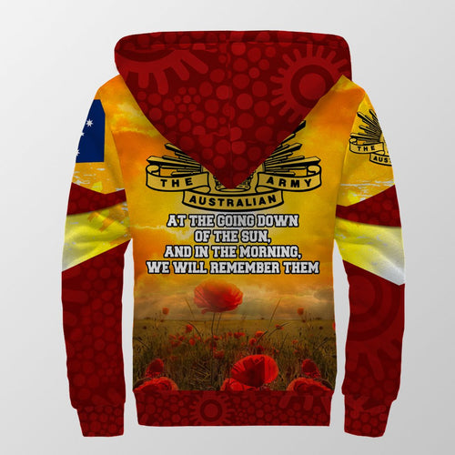 anzac-sherpa-hoodie-lest-we-forget-aboriginal-version