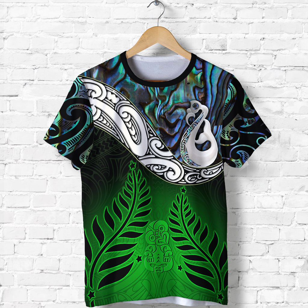 new-zealand-maori-t-shirt-manaia-paua-shell-glitter-green