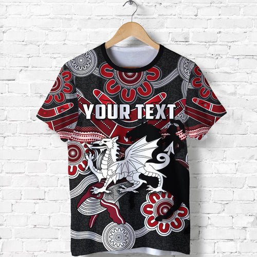 custom-personalised-dragons-t-shirt-st-george-indigenous-black