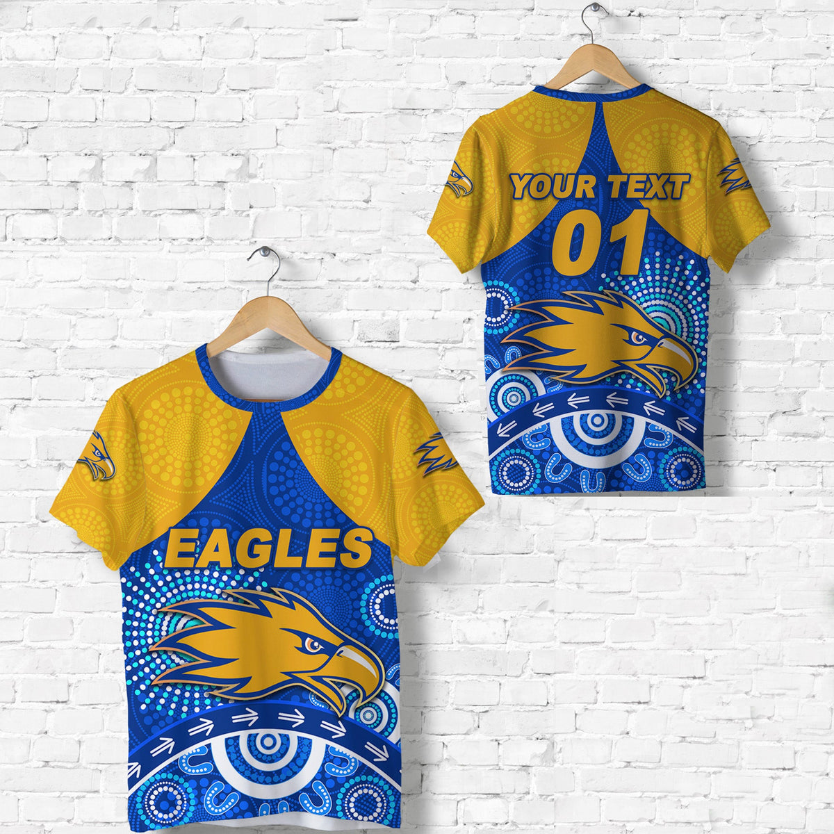custom-personalised-west-coast-eagles-t-shirt-indigenous-version-blue-custom-text-and-number-lt8