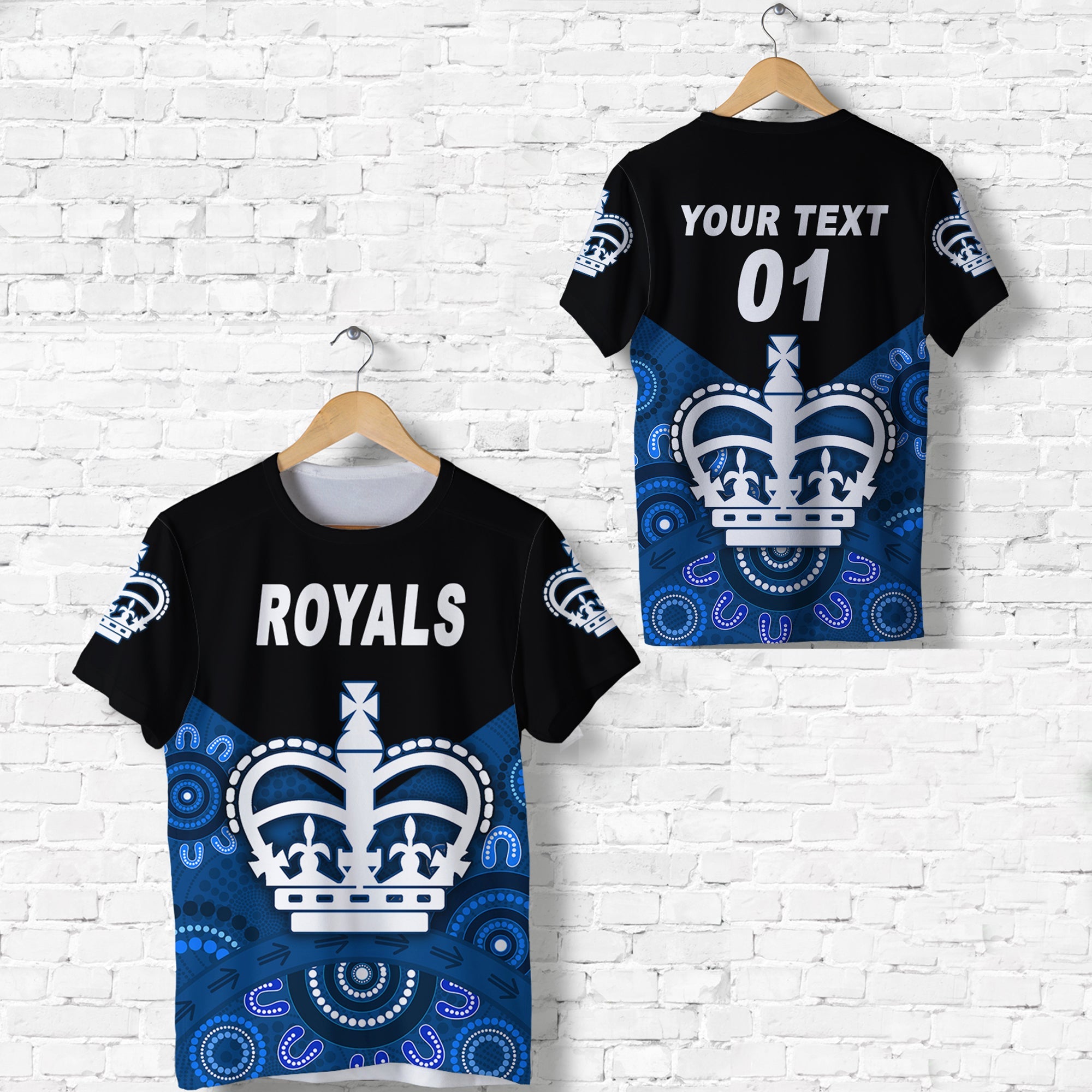 custom-personalised-east-perth-football-club-t-shirt-royals-indigenous-version-custom-text-and-number