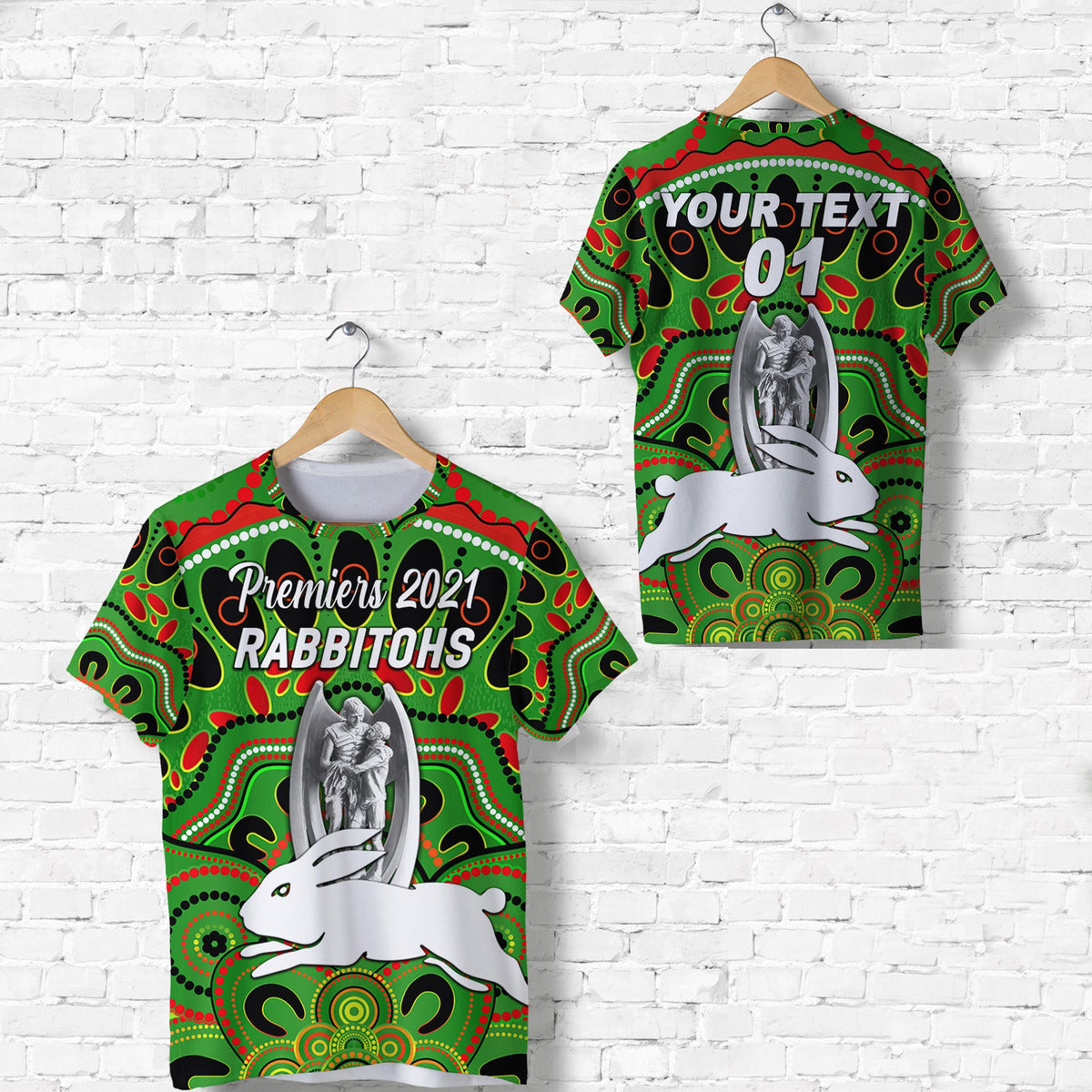 custom-personalised-south-sydney-rabbitohs-t-shirt-2021-indigenous-premiers-trophy-green-custom-text-and-number