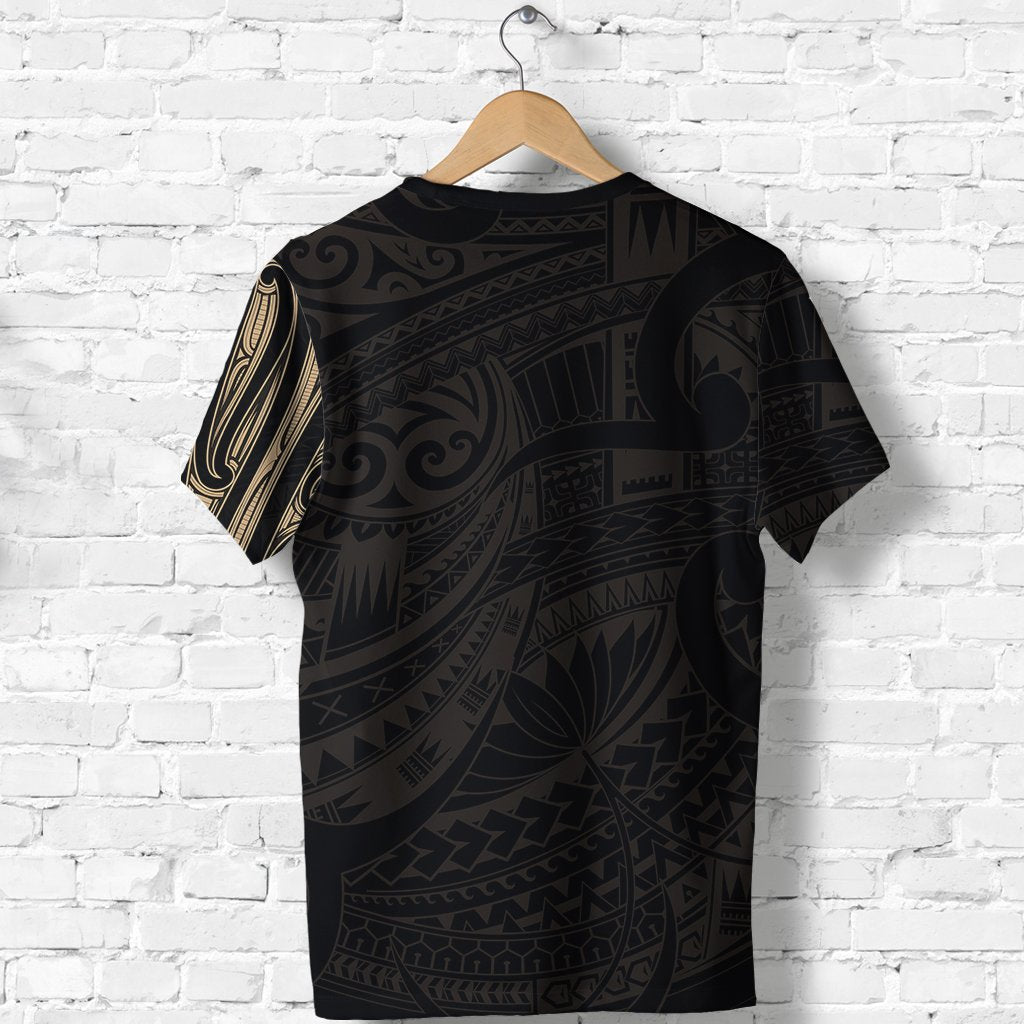 new-zealand-t-shirt-maori-lion-tattoo-gold