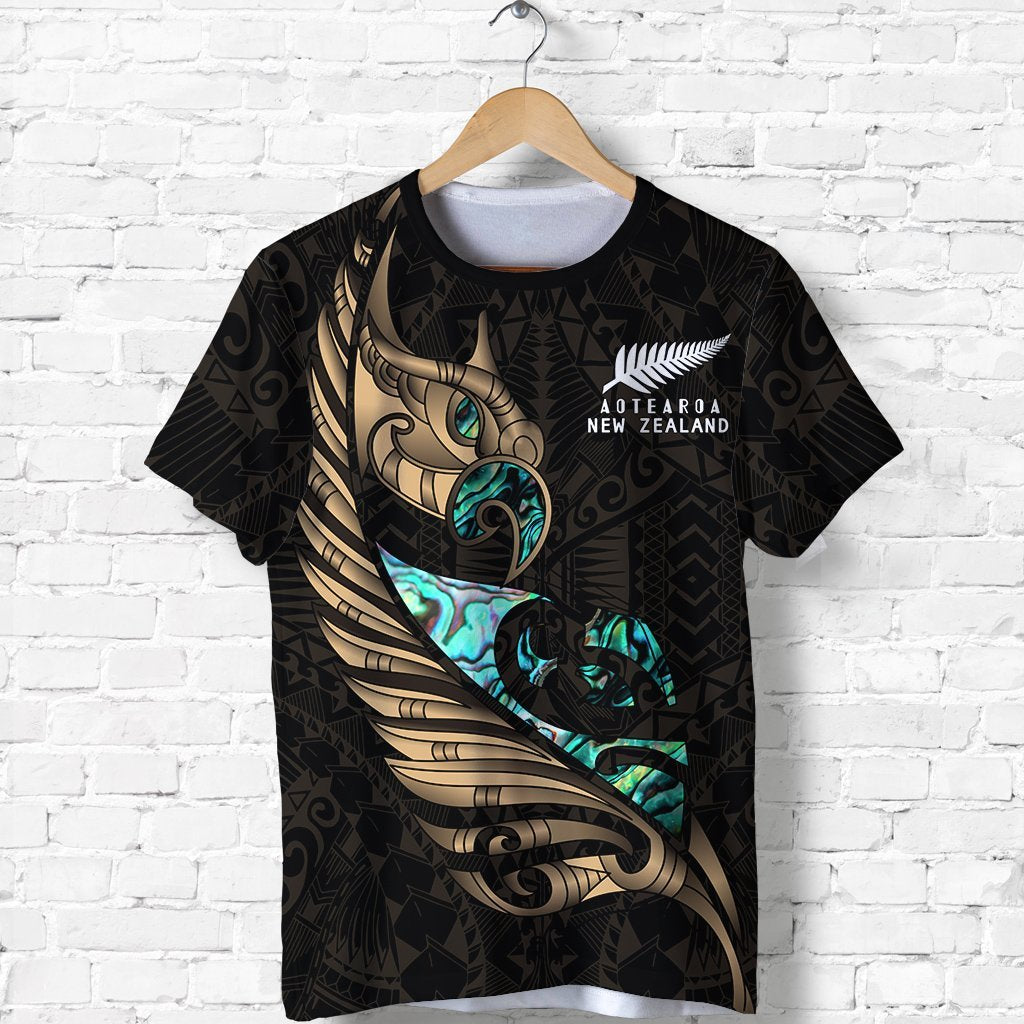 new-zealand-t-shirt-manaia-paua-fern-wing-gold