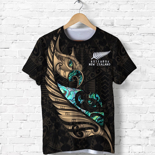 new-zealand-t-shirt-manaia-paua-fern-wing-gold