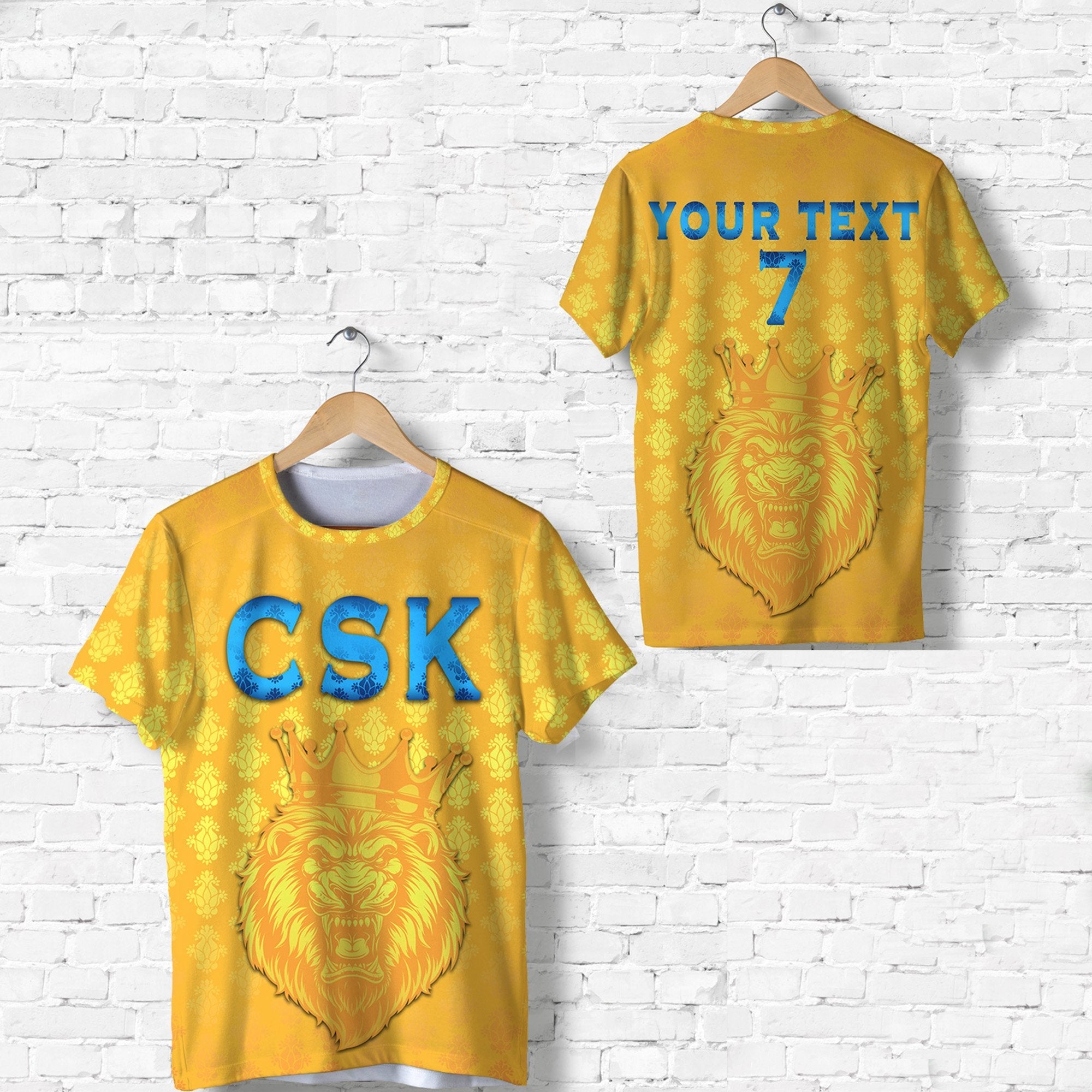 custom-personalised-csk-t-shirt-cricket-traditional-pride-yellow-custom-text-and-number