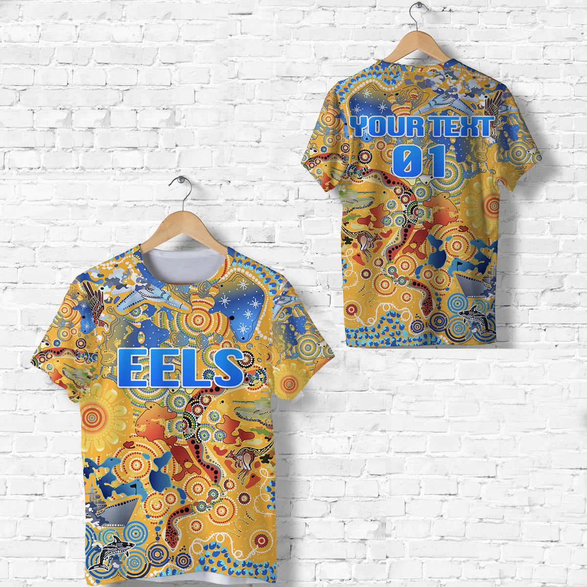 custom-personalised-parramatta-t-shirt-eels-indigenous-naidoc-vibes-gold-custom-text-and-number