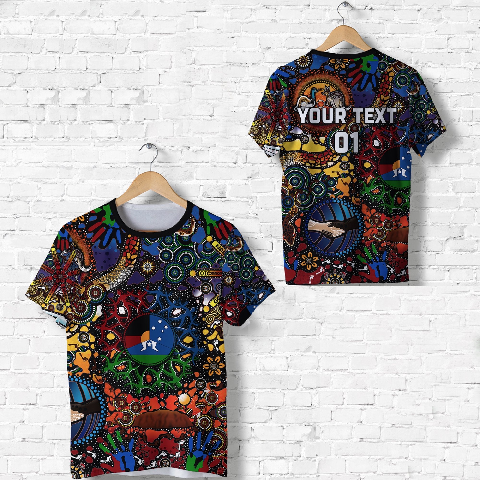 custom-personalised-australia-naidoc-week-2021-t-shirt-indigenous-be-proud-custom-text-and-number