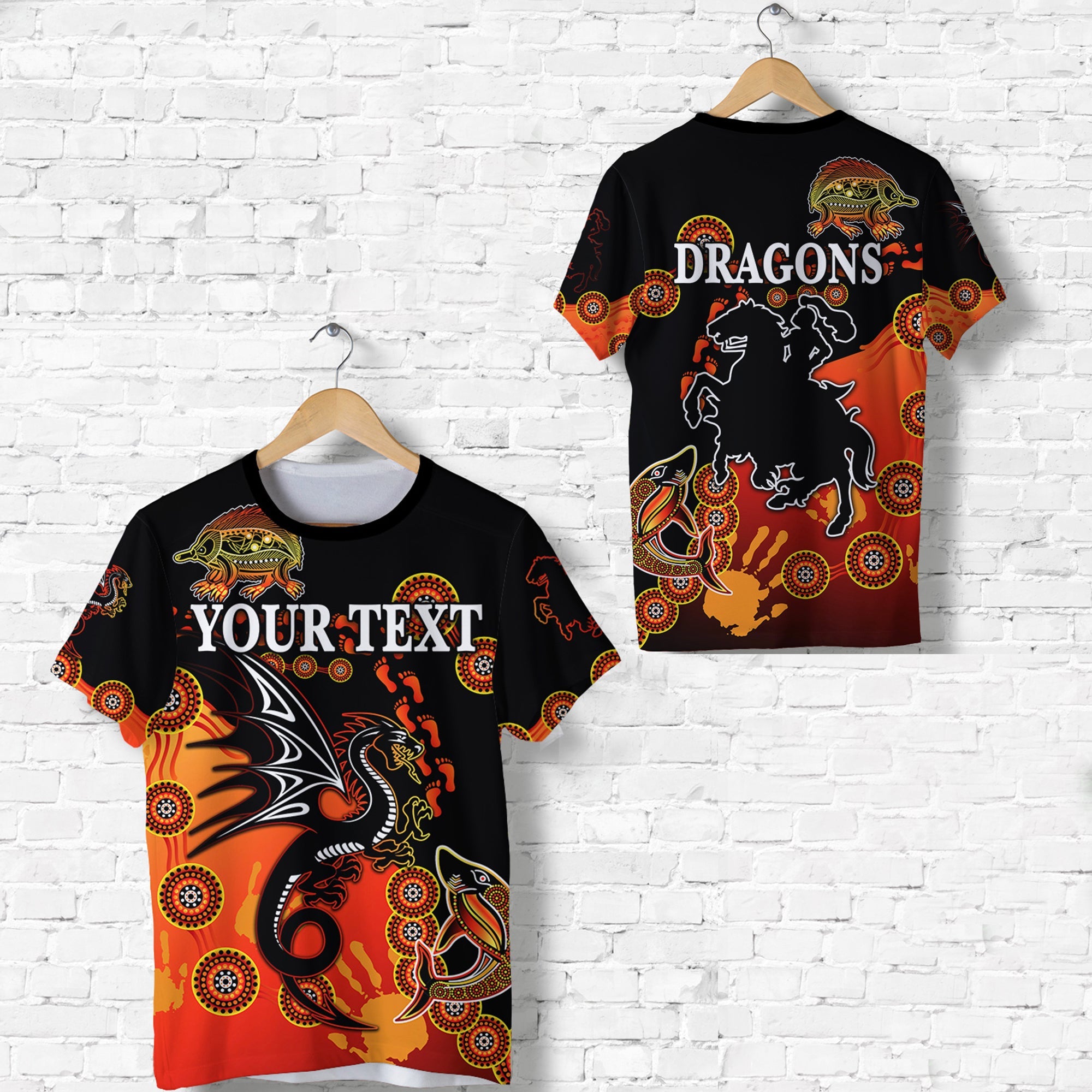 custom-personalised-st-george-illawarra-dragons-t-shirt-2021-simple-indigenous-red