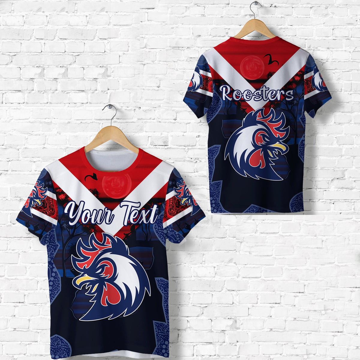 custom-personalised-ti-tree-roosters-t-shirt-2021-indigenous-vibes-blue