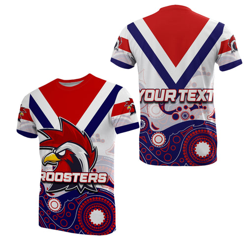 custom-personalised-roosters-t-shirt-aboriginal-white-style