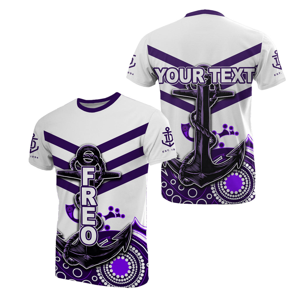 custom-personalised-fremantle-t-shirt-freo-aboriginal-simple-white-style