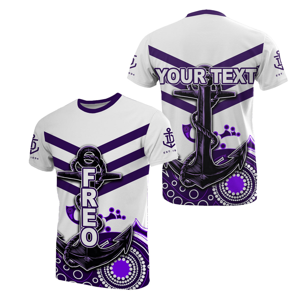 custom-personalised-fremantle-t-shirt-freo-aboriginal-simple-white-style