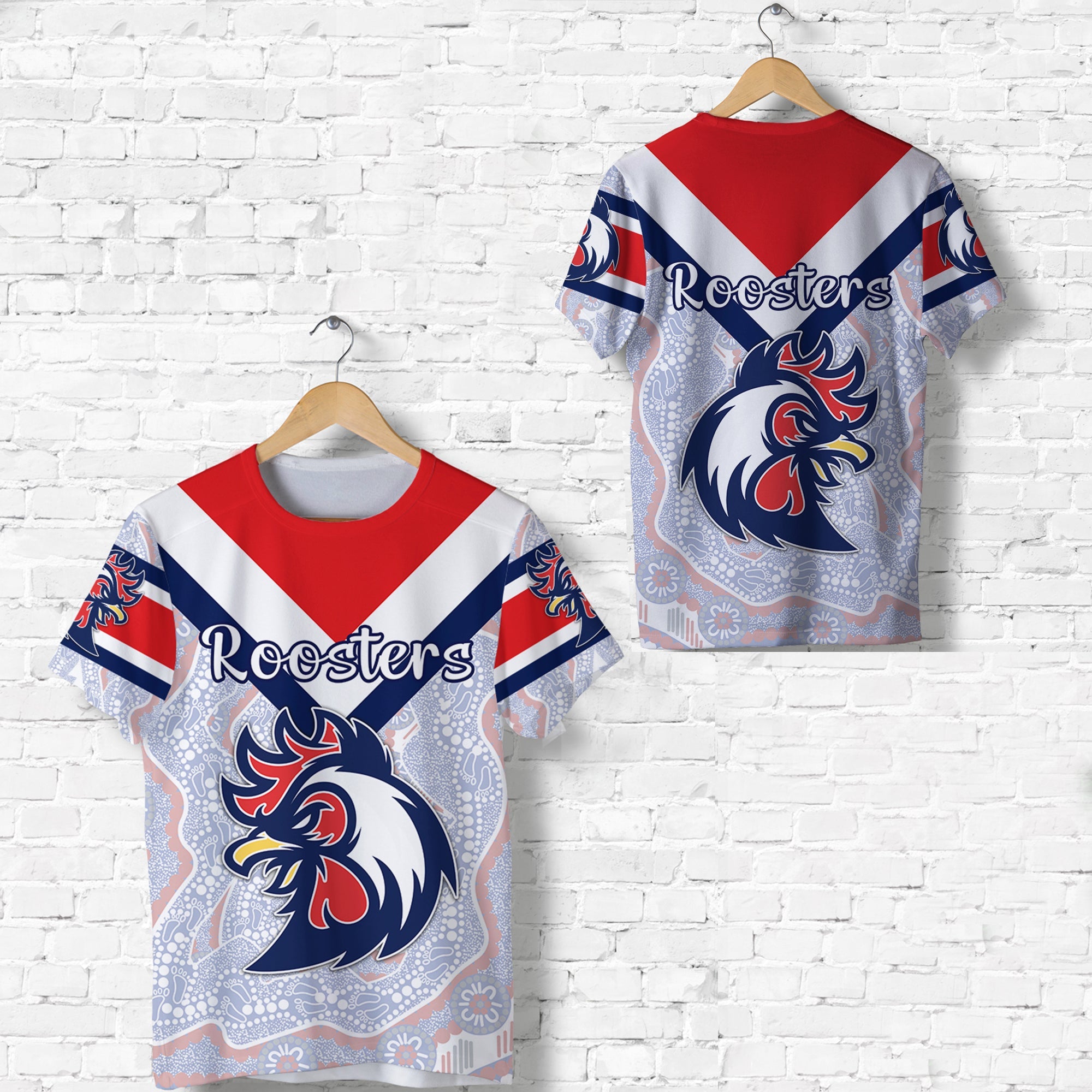 ti-tree-roosters-t-shirt-2021-indigenous-vibes-white