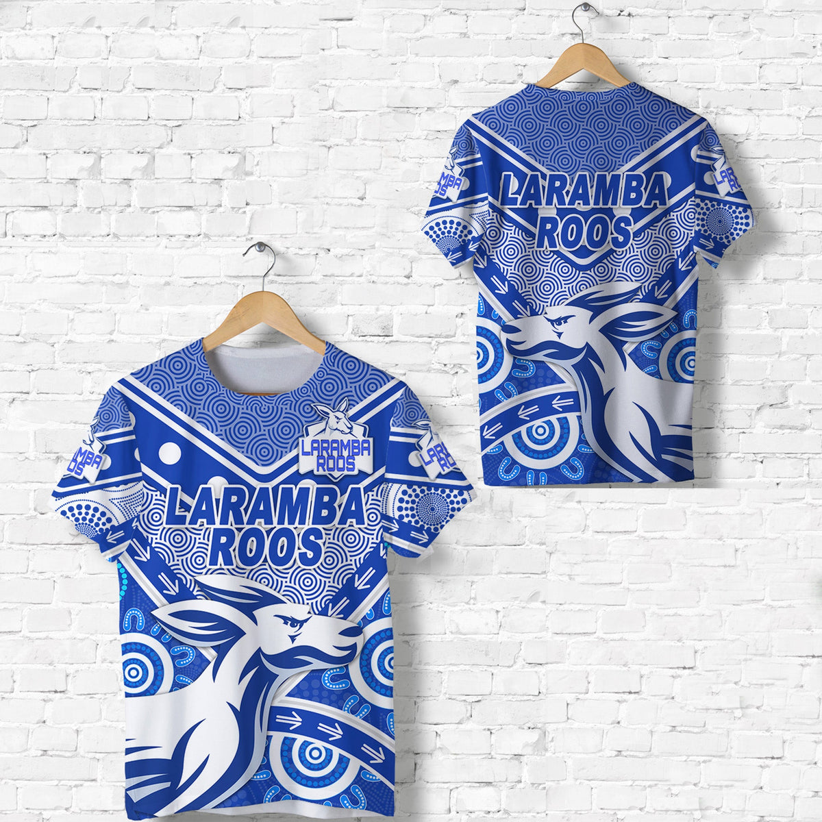 laramba-roos-football-club-t-shirt-kangaroos-indigenous-style
