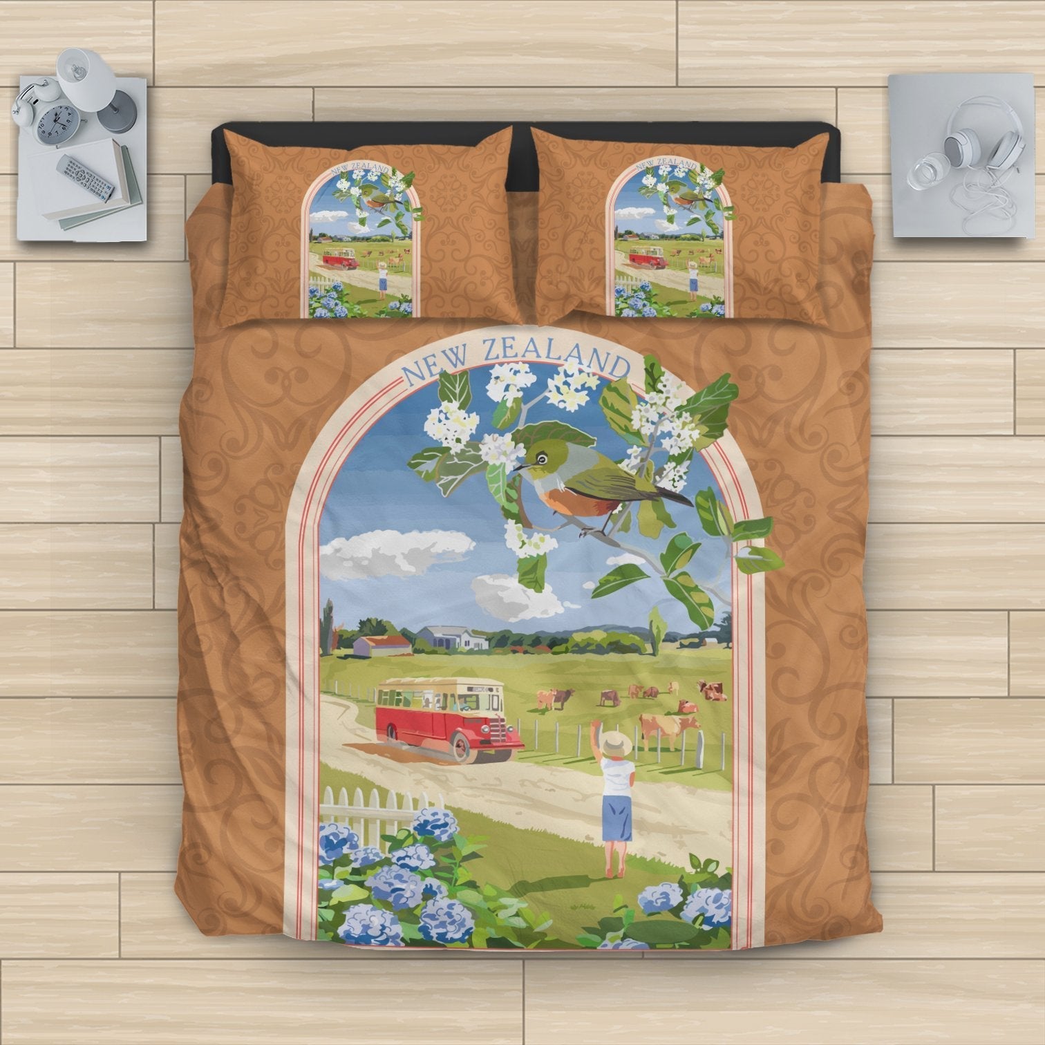 new-zealand-bedding-set-silvereye-bird-duvet-cover-and-pillow-case
