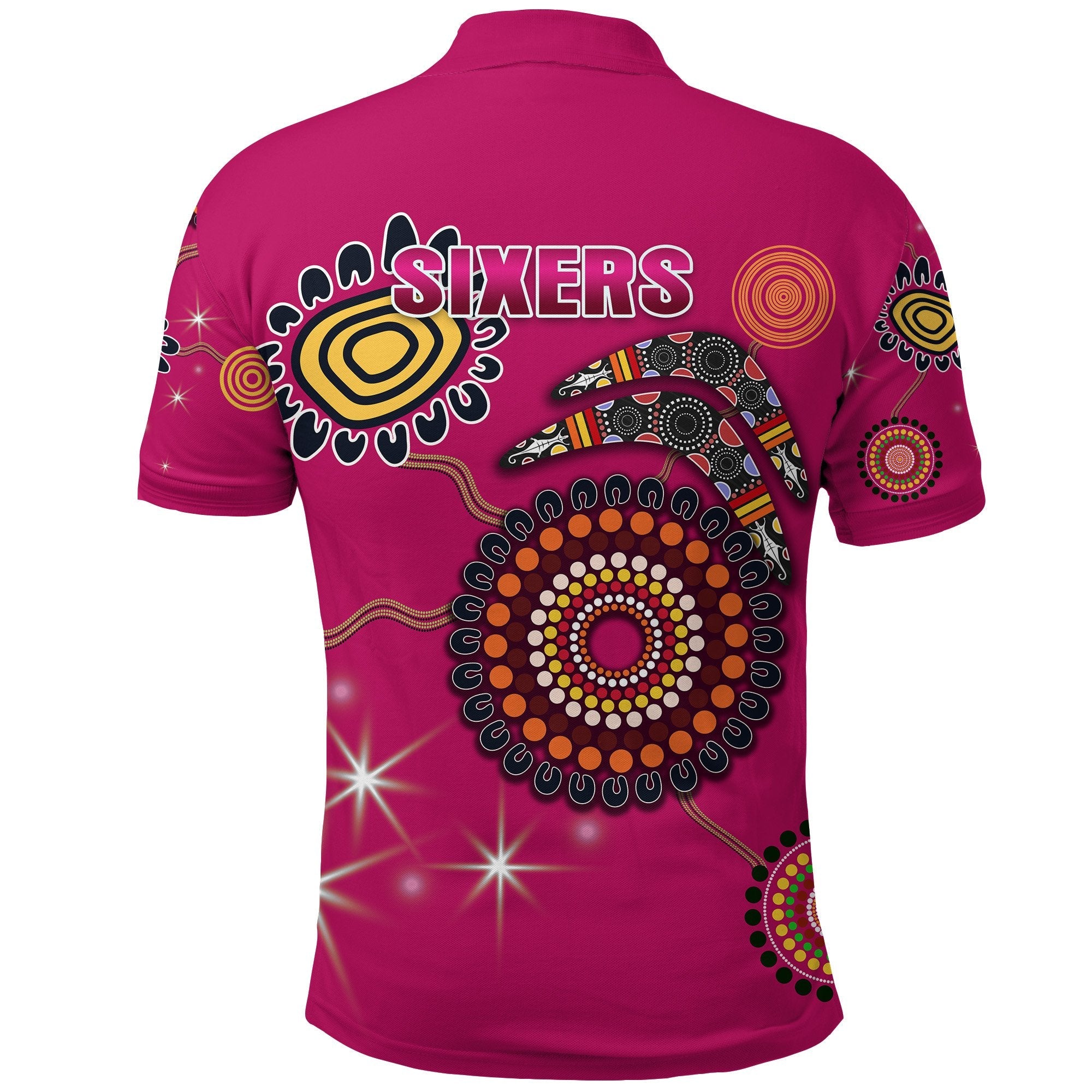 sydney-polo-shirt-sixers-indigenous-magenta