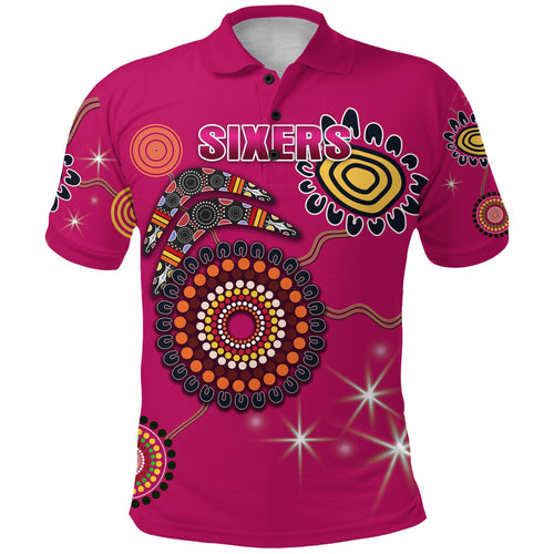 sydney-polo-shirt-sixers-indigenous-magenta