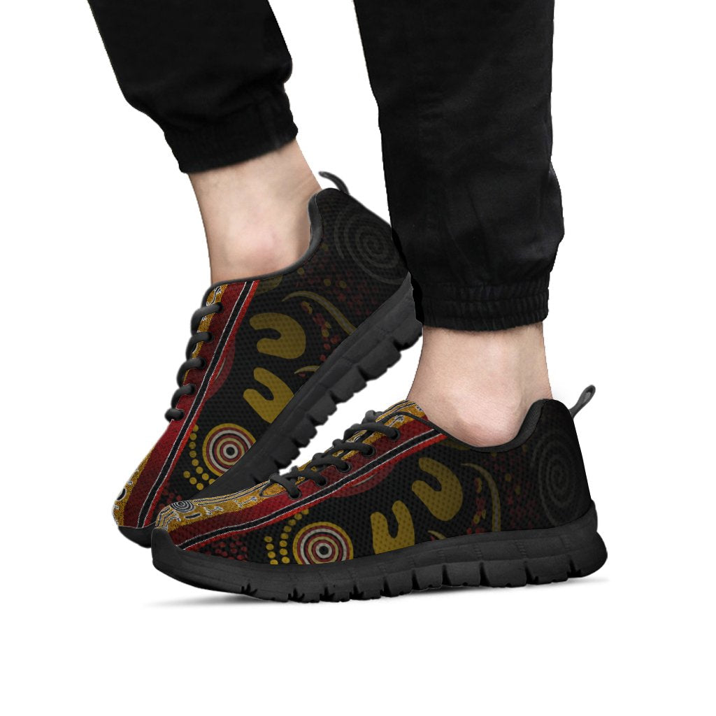 sneaker-aboriginal-dot-panting-art-stripe-lines