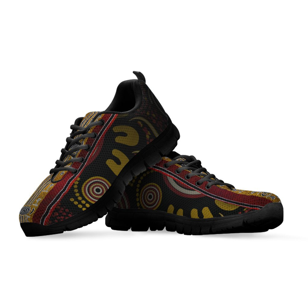 sneaker-aboriginal-dot-panting-art-stripe-lines
