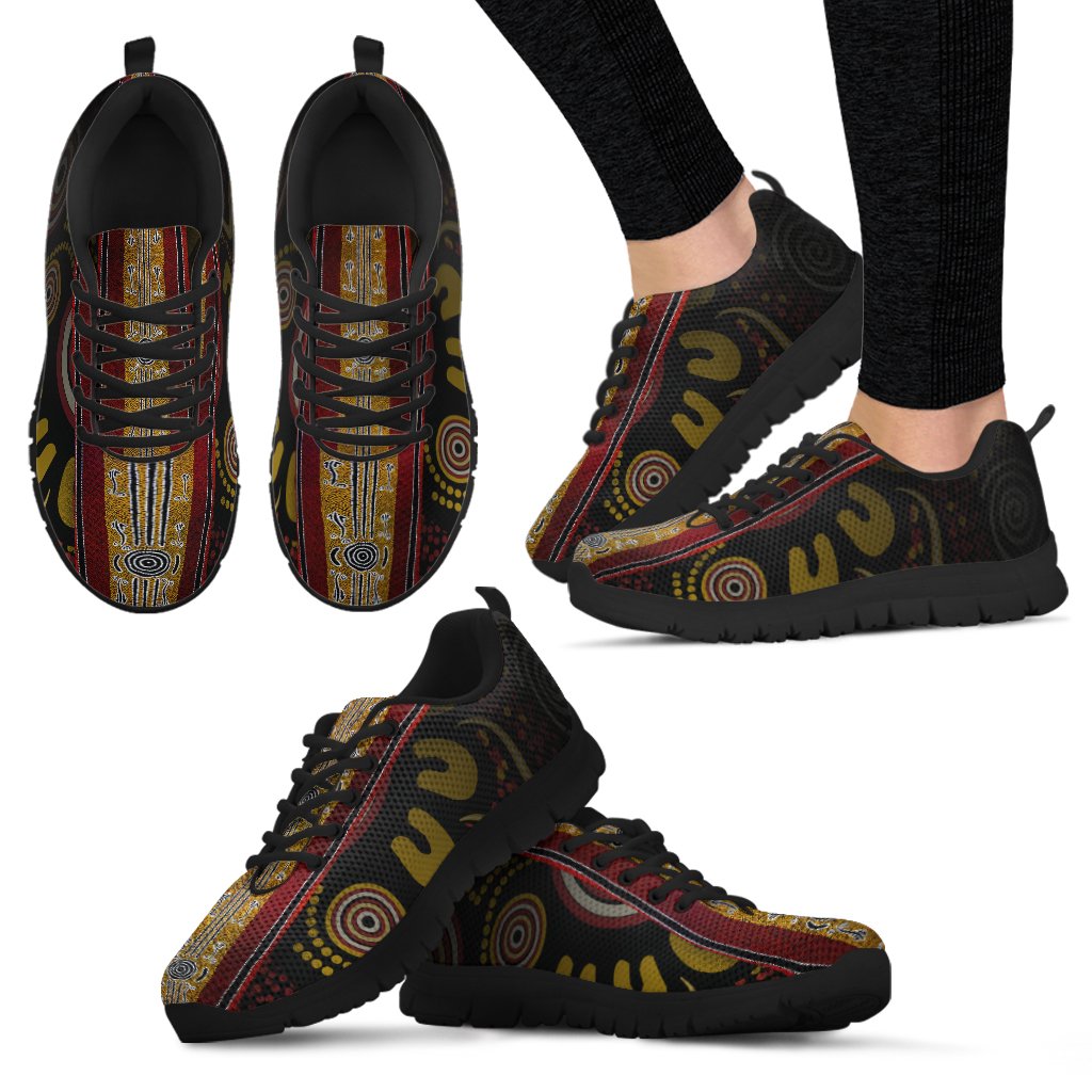 sneaker-aboriginal-dot-panting-art-stripe-lines