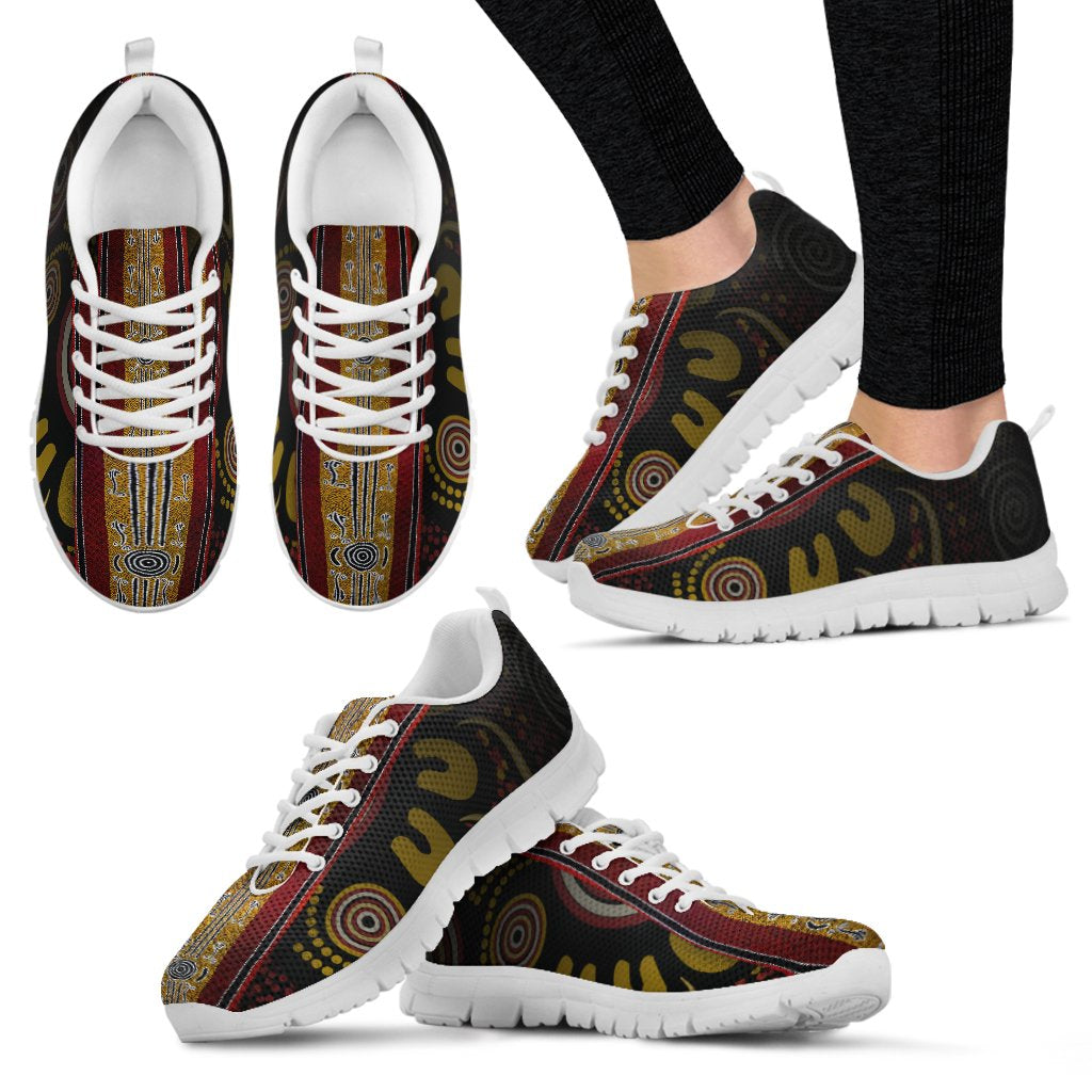 sneaker-aboriginal-dot-panting-art-stripe-lines