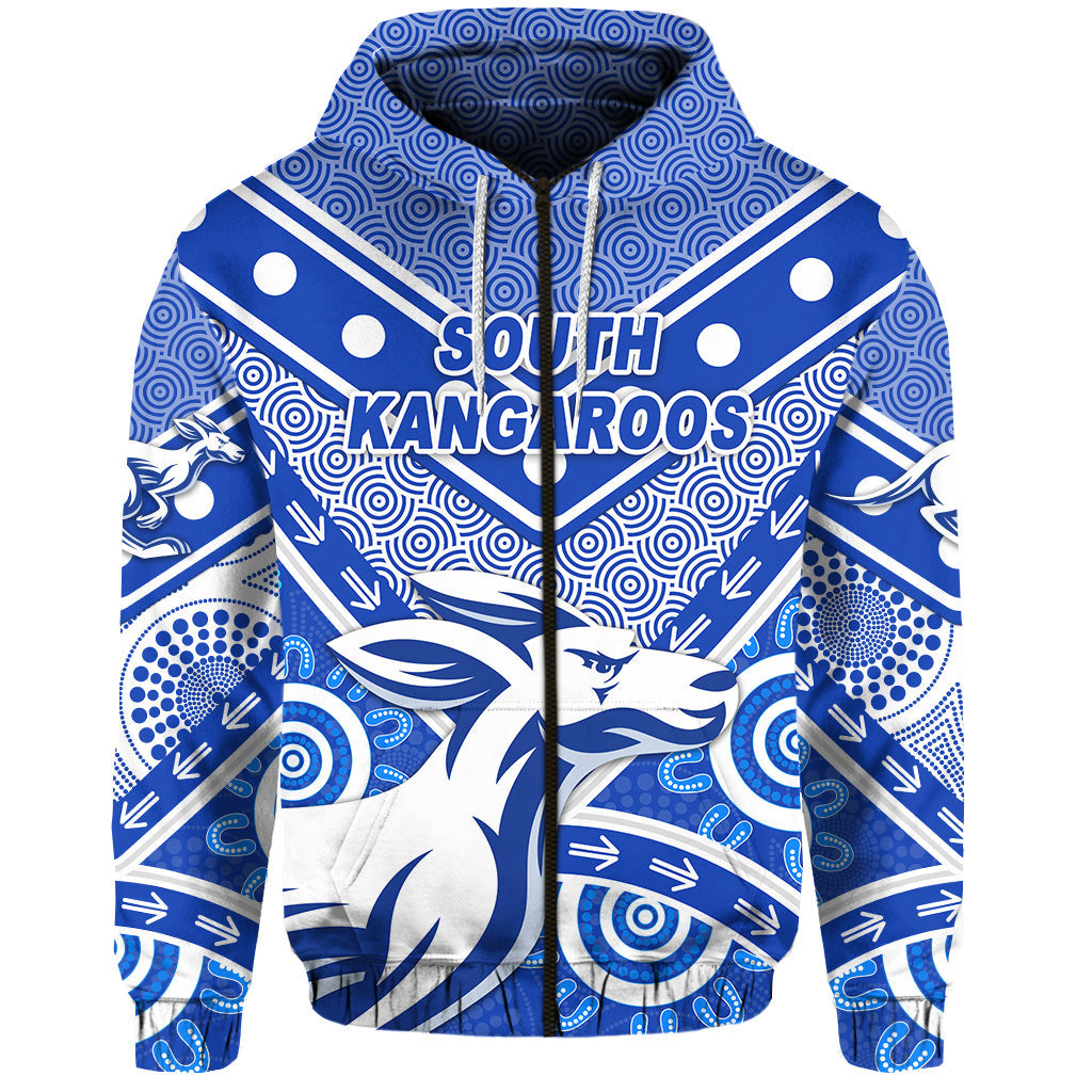 custom-personalised-south-alice-football-club-zip-hoodie-south-kangaroos-indigenous-version-custom-text-and-number