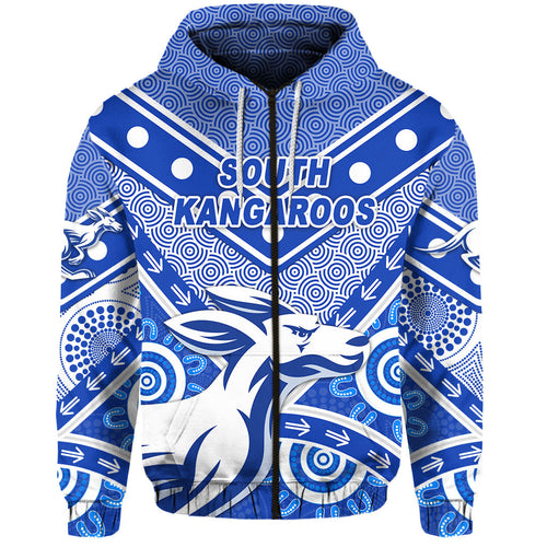 custom-personalised-south-alice-football-club-zip-hoodie-south-kangaroos-indigenous-version-custom-text-and-number