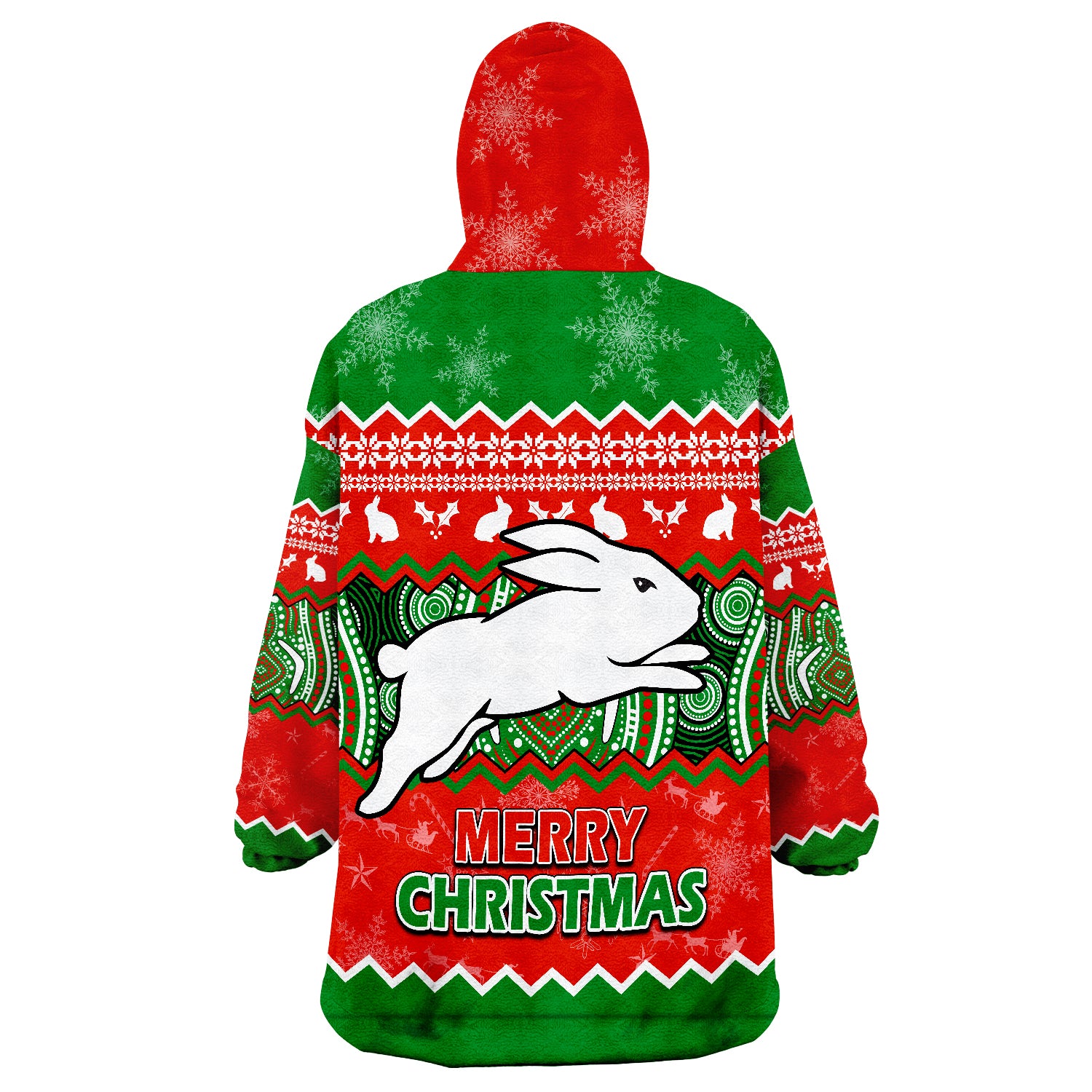 south-sydney-rabbitohs-aboriginal-christmas-vibe-wearable-blanket-hoodie