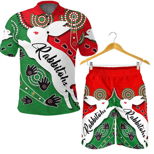 combo-polo-shirt-and-men-short-rabbitohs-forever-indigenous