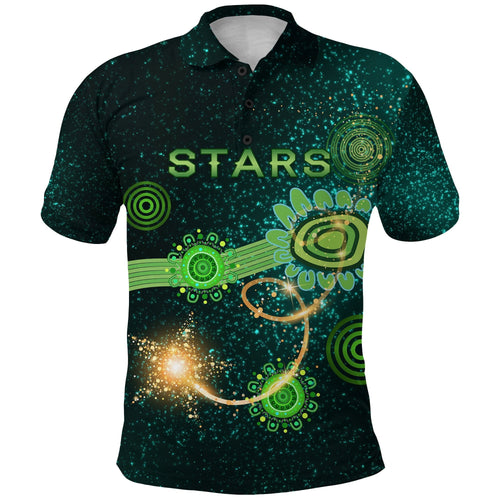 combo-polo-shirt-and-men-short-melbourne-galaxy-stars-indigenous