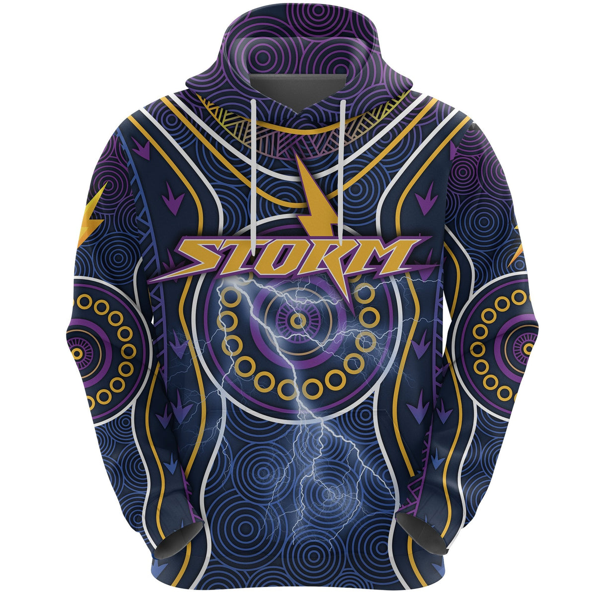 melbourne-hoodie-lightning-storm-indigenous