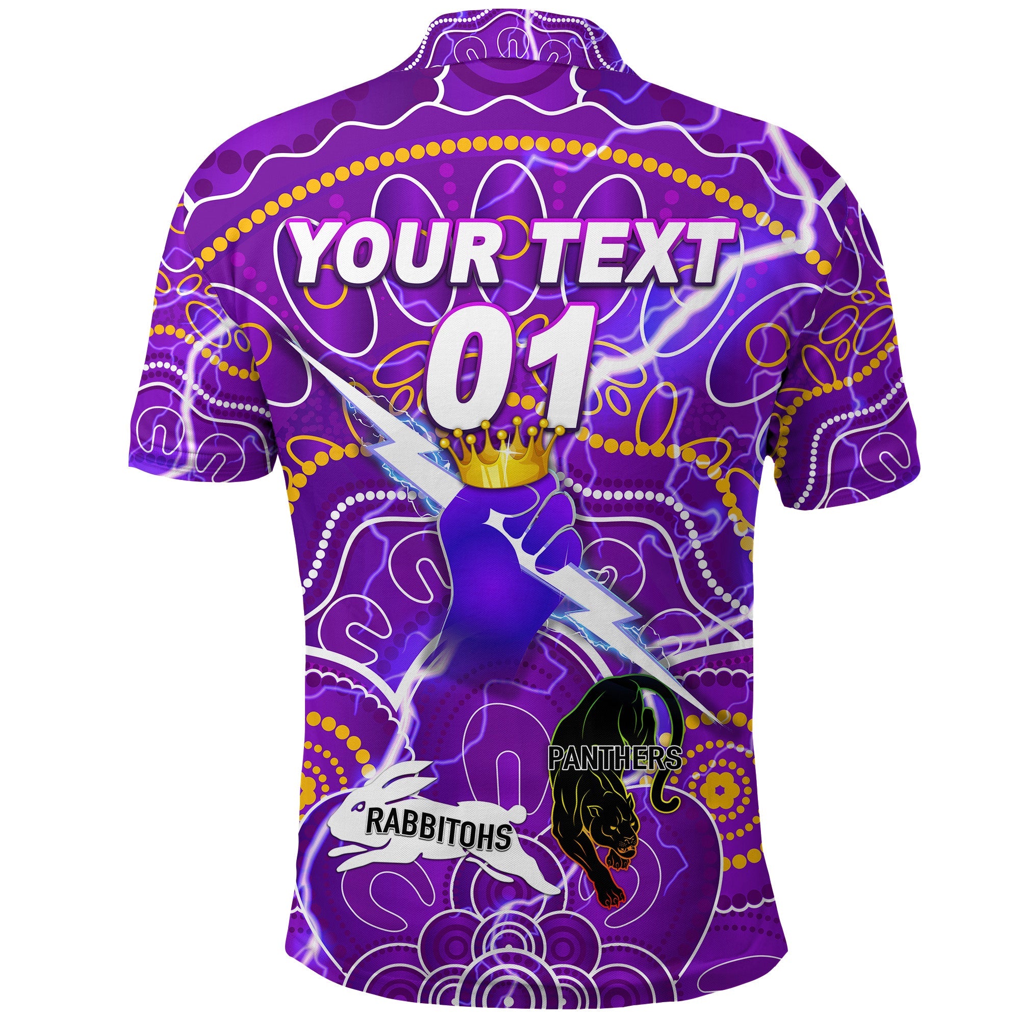 custom-personalised-melbourne-storm-polo-shirt-2021-indigenous-premiers-the-king-custom-text-and-number