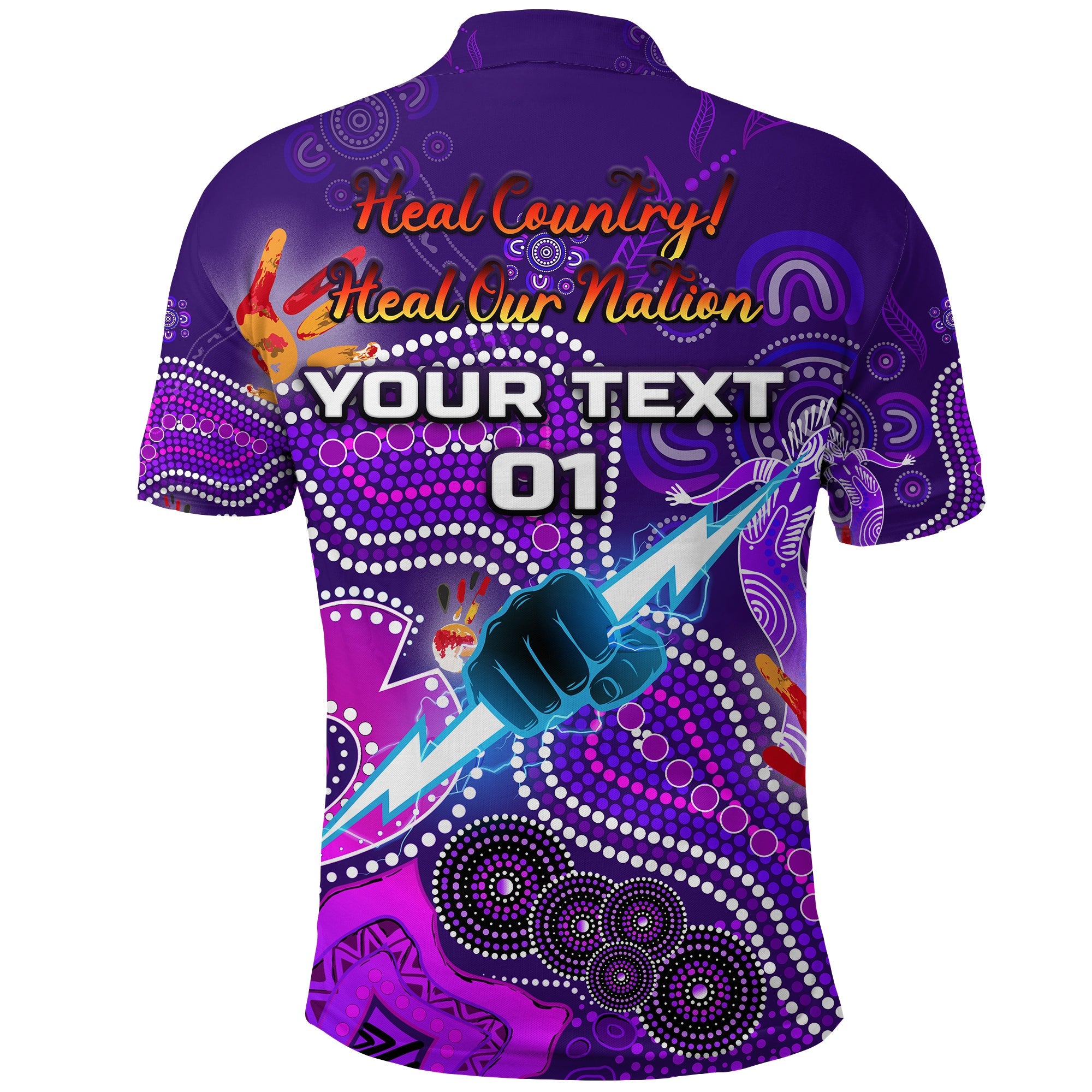 custom-personalised-melbourne-storm-polo-shirt-naidoc-heal-country-heal-our-nation-custom-text-and-number