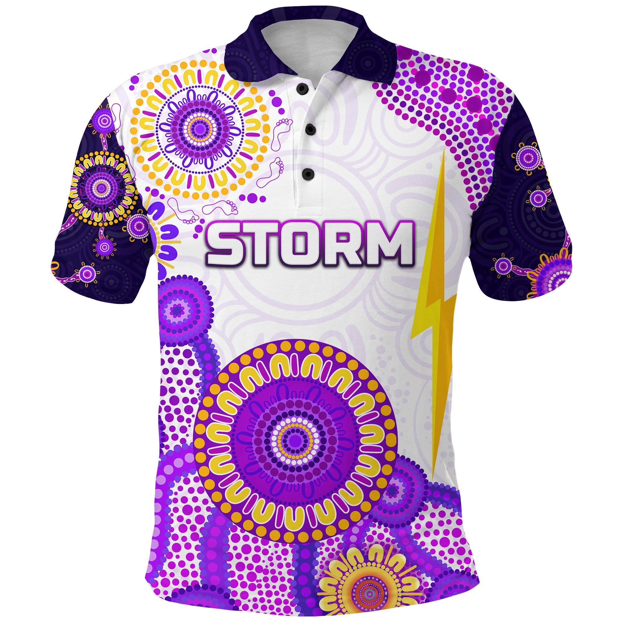 custom-personalised-melbourne-storm-polo-shirt-2021-indigenous-latest-style-custom-text-and-number
