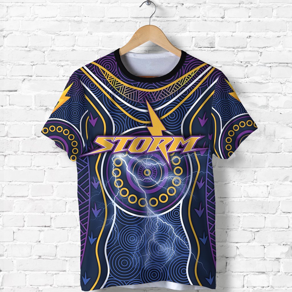 melbourne-t-shirt-lightning-storm-indigenous