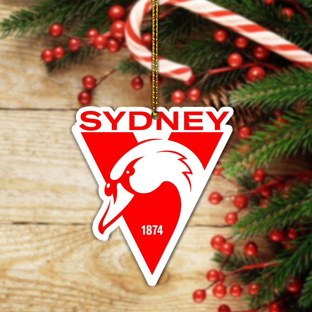 Christmas Ornament-Swans Australian Football League No.1