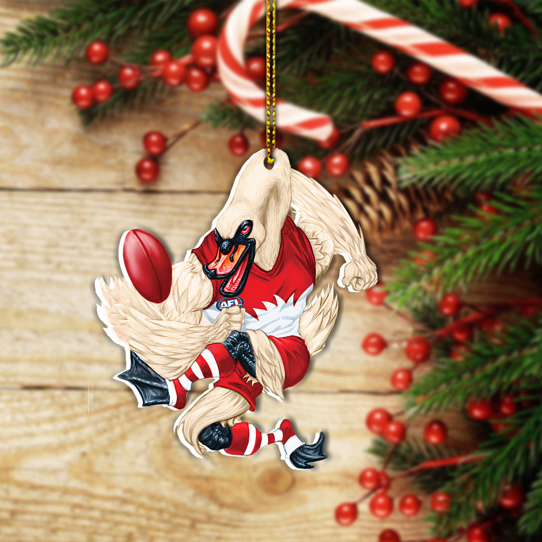 Christmas Ornament-Swans Australian Football League No.2