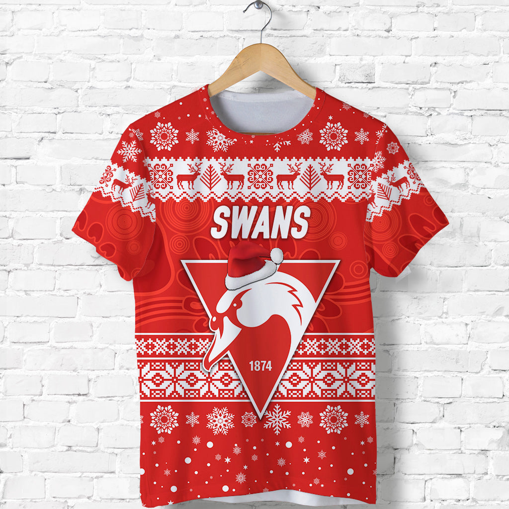 sydney-swans-t-shirt-christmas-simple-style