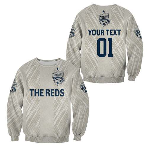 custom-personalised-adelaide-united-the-reds-sweatshirt-soccer-club-original-style-beige