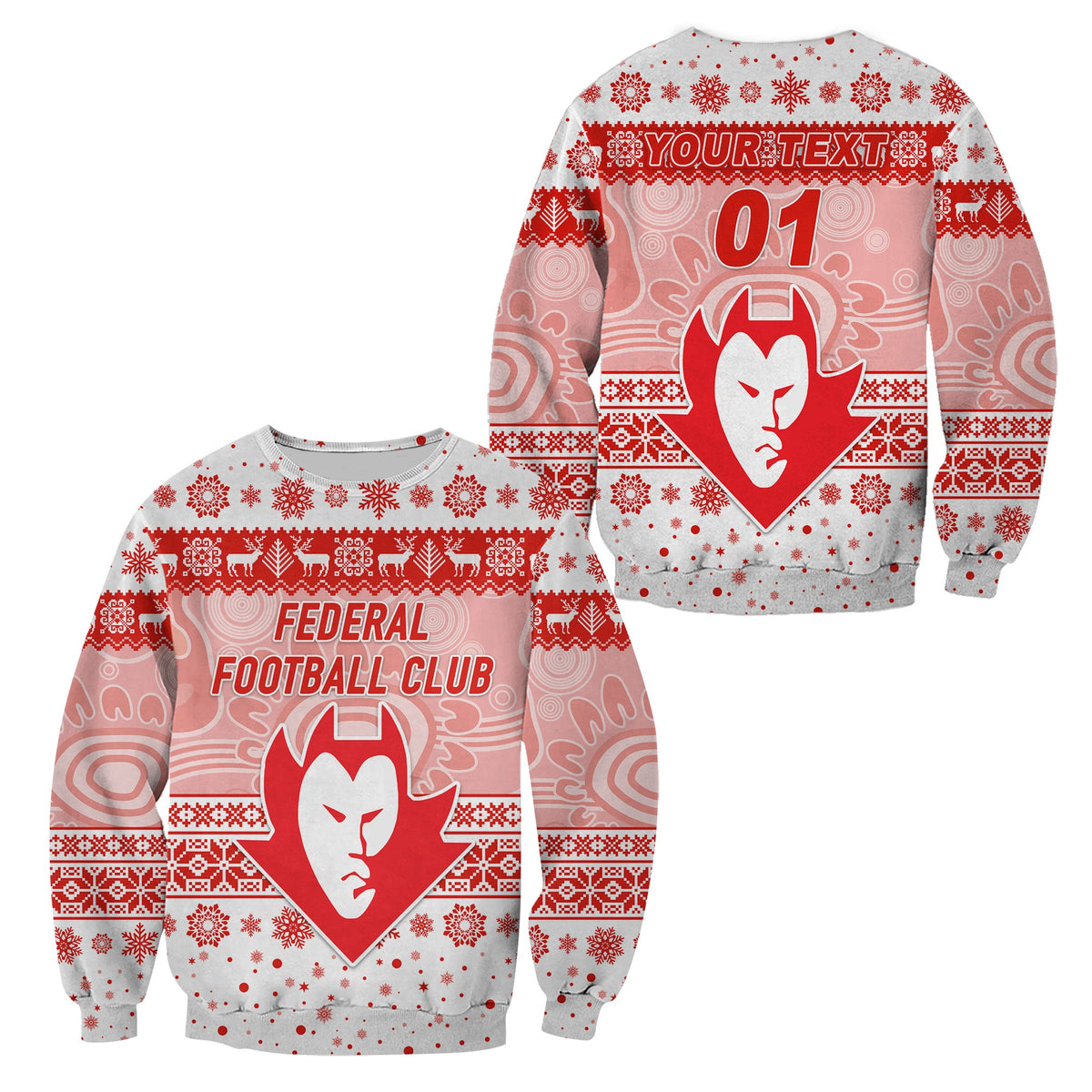 custom-personalised-federal-football-club-sweatshirt-christmas-simple-style-white