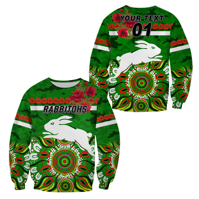 custom-personalised-south-sydney-rabbitohs-anzac-2022-sweatshirt-indigenous-vibes-green