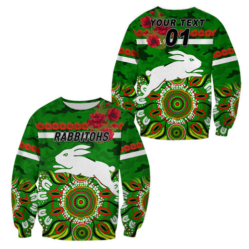 custom-personalised-south-sydney-rabbitohs-anzac-2022-sweatshirt-indigenous-vibes-green