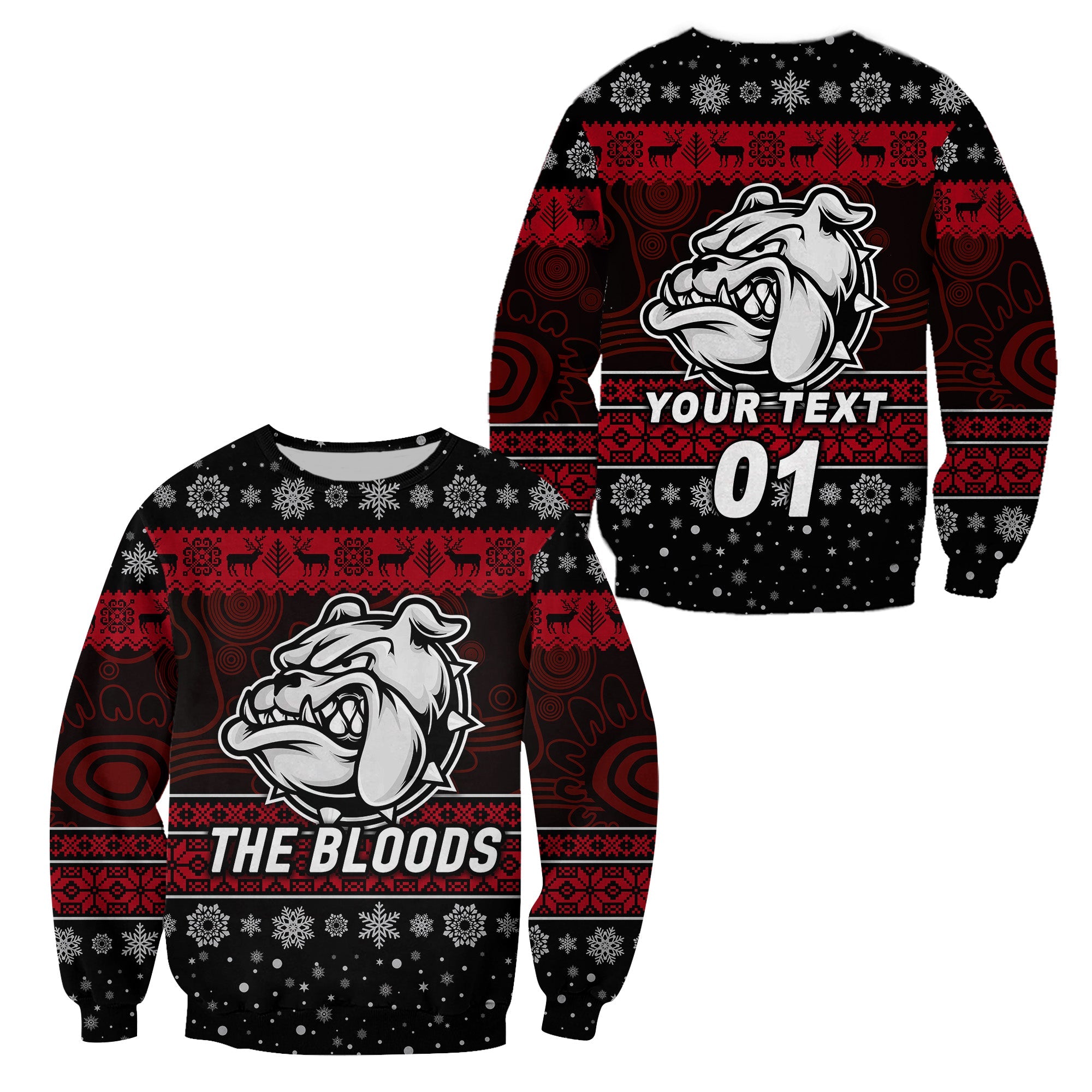 custom-personalised-west-football-club-alice-springs-sweatshirt-christmas-the-bloods-simple-style-black
