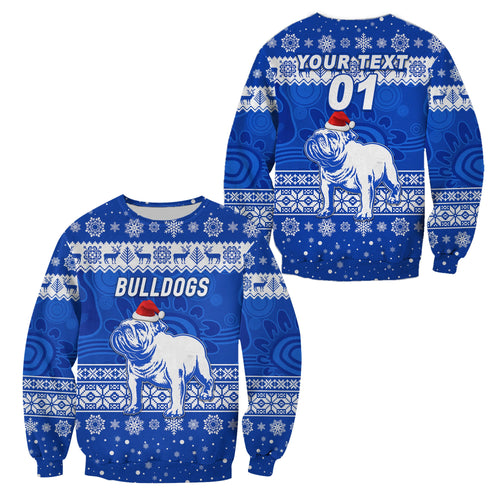 custom-personalised-canterbury-bankstown-bulldogs-sweatshirt-christmas-simple-style-blue